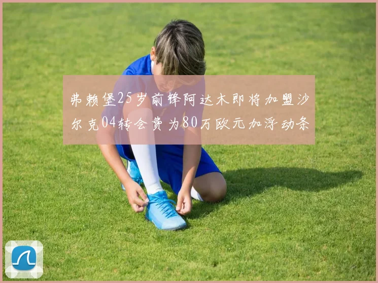 弗赖堡25岁前锋阿达木即将加盟沙尔克04转会费为80万欧元加浮动条件